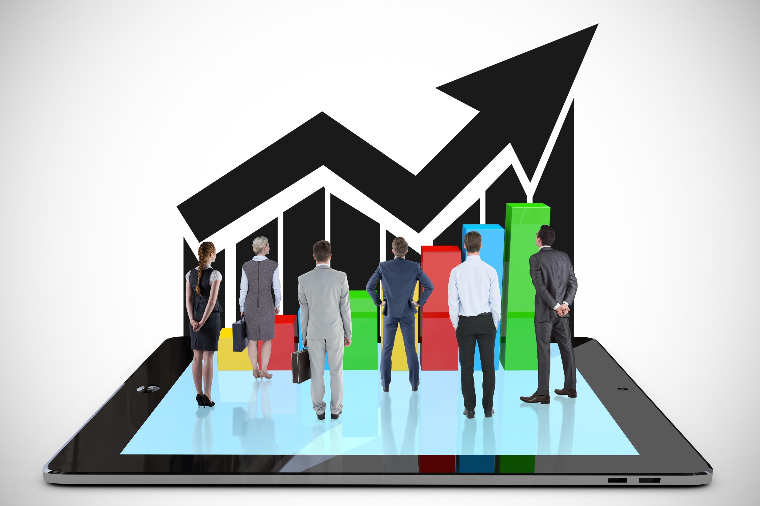 people-tablet-with-bar-graph